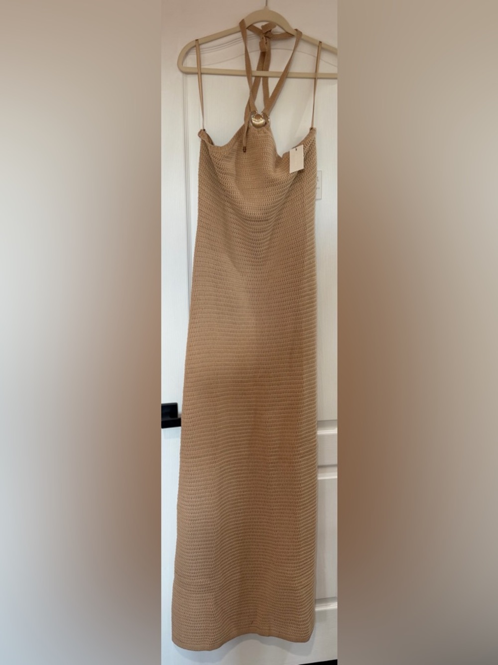JLUXLABEL Sand Overseas Halter Maxi Dress - Picture 5 of 12